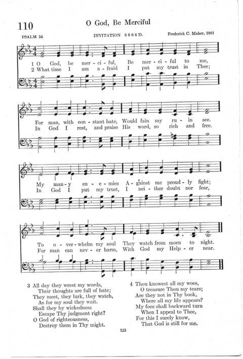Psalter Hymnal (Red): doctrinal standards and liturgy of the Christian Reformed Church page 123