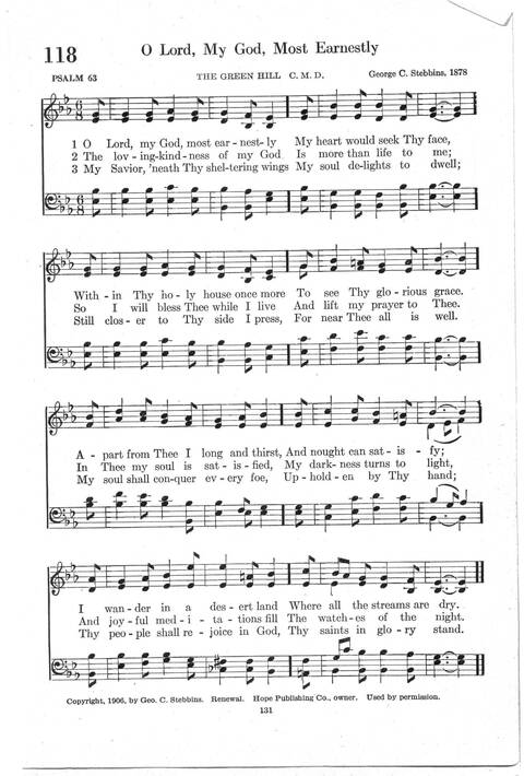 Psalter Hymnal (Red): doctrinal standards and liturgy of the Christian Reformed Church page 131