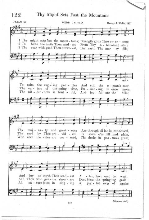 Psalter Hymnal (Red): doctrinal standards and liturgy of the Christian Reformed Church page 135