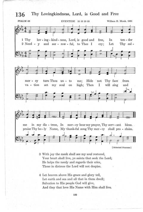 Psalter Hymnal (Red): doctrinal standards and liturgy of the Christian Reformed Church page 152