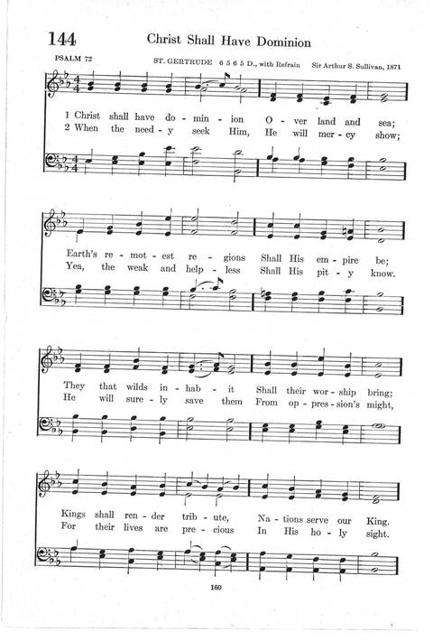 Psalter Hymnal (Red): doctrinal standards and liturgy of the Christian Reformed Church page 160