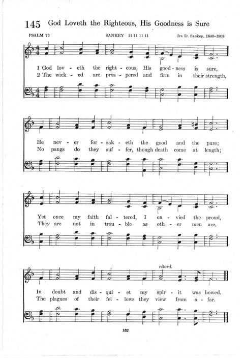 Psalter Hymnal (Red): doctrinal standards and liturgy of the Christian Reformed Church page 162