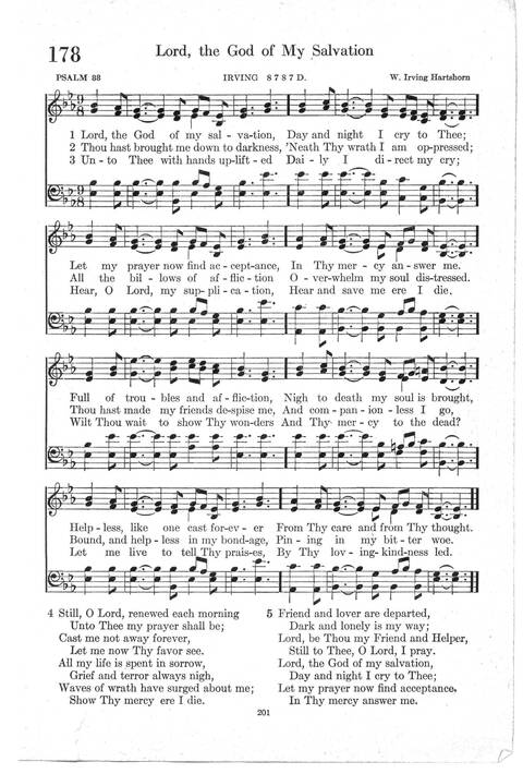 Psalter Hymnal (Red): doctrinal standards and liturgy of the Christian Reformed Church page 201