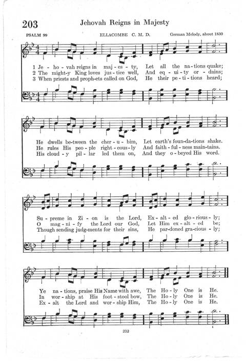 Psalter Hymnal (Red): doctrinal standards and liturgy of the Christian Reformed Church page 232
