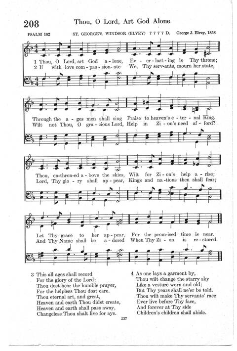 Psalter Hymnal (Red): doctrinal standards and liturgy of the Christian Reformed Church page 237