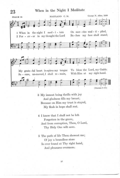 Psalter Hymnal (Red): doctrinal standards and liturgy of the Christian Reformed Church page 27