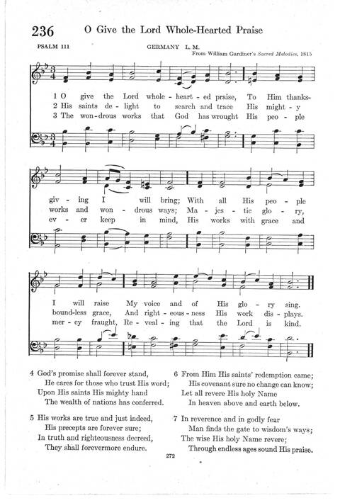Psalter Hymnal (Red): doctrinal standards and liturgy of the Christian Reformed Church page 272