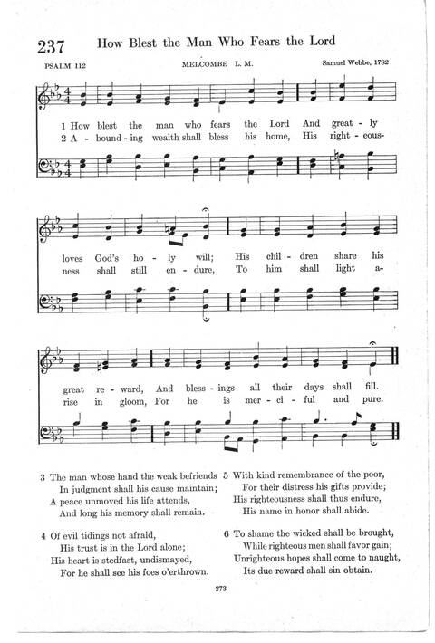 Psalter Hymnal (Red): doctrinal standards and liturgy of the Christian Reformed Church page 273