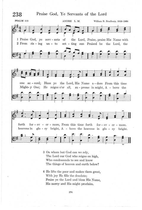 Psalter Hymnal (Red): doctrinal standards and liturgy of the Christian Reformed Church page 274