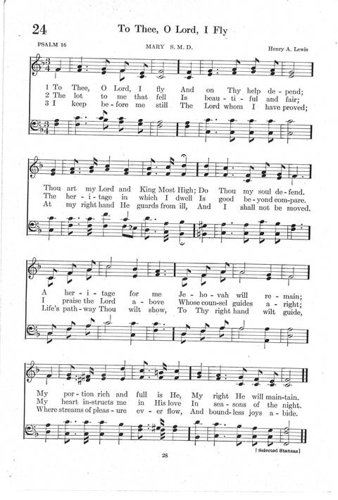 Psalter Hymnal (Red): doctrinal standards and liturgy of the Christian Reformed Church page 28