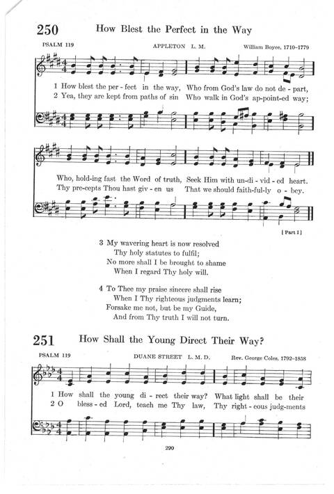 Psalter Hymnal (Red): doctrinal standards and liturgy of the Christian Reformed Church page 290