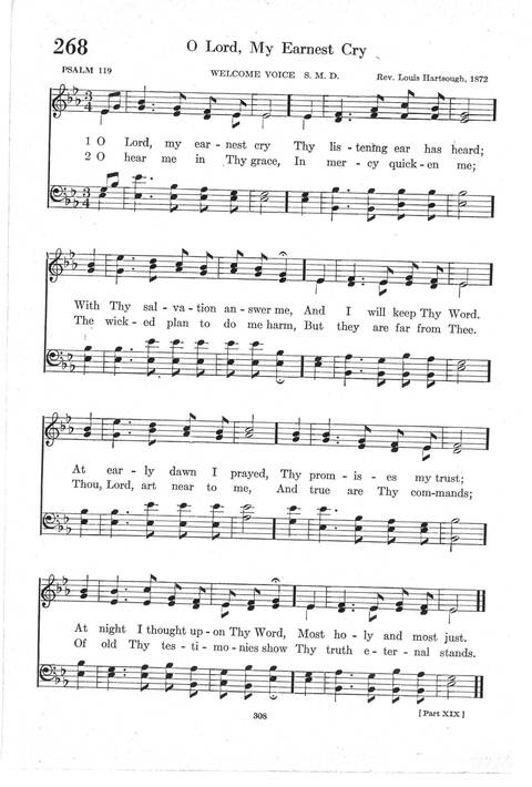 Psalter Hymnal (Red): doctrinal standards and liturgy of the Christian Reformed Church page 308