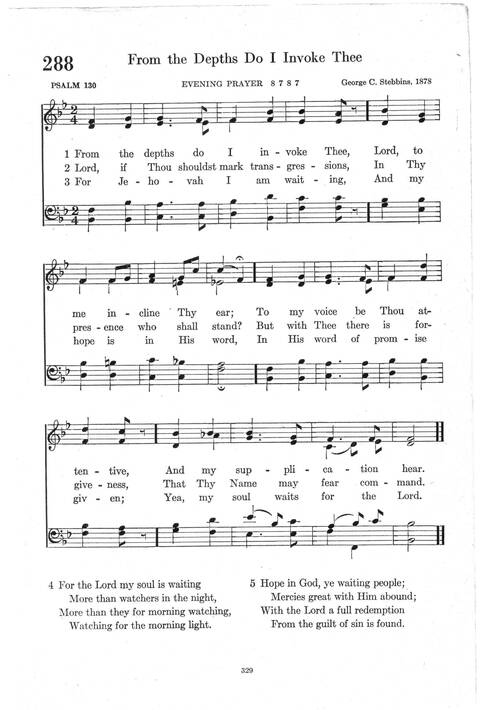 Psalter Hymnal (Red): doctrinal standards and liturgy of the Christian Reformed Church page 329