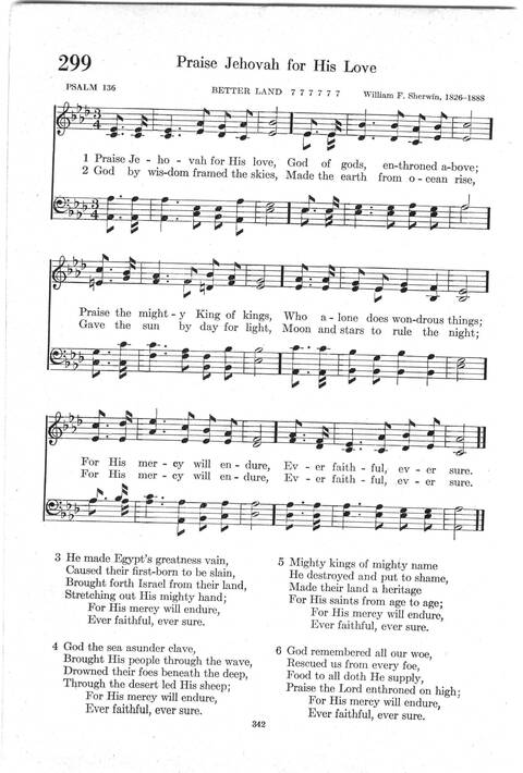 Psalter Hymnal (Red): doctrinal standards and liturgy of the Christian Reformed Church page 342