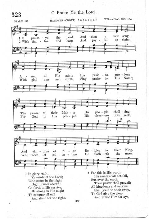 Psalter Hymnal (Red): doctrinal standards and liturgy of the Christian Reformed Church page 369