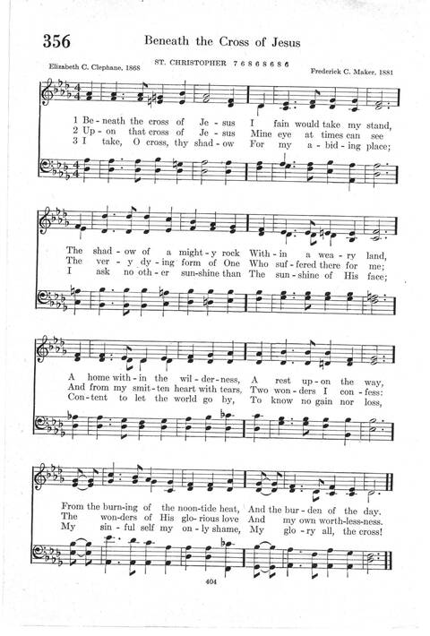 Psalter Hymnal (Red): doctrinal standards and liturgy of the Christian Reformed Church page 404