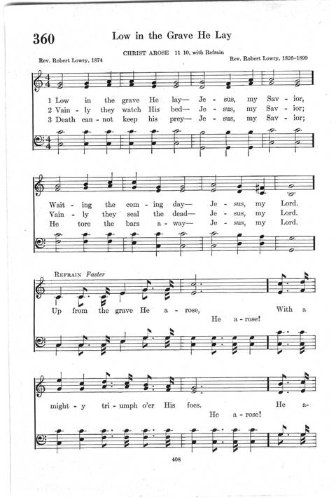 Psalter Hymnal (Red): doctrinal standards and liturgy of the Christian Reformed Church page 408