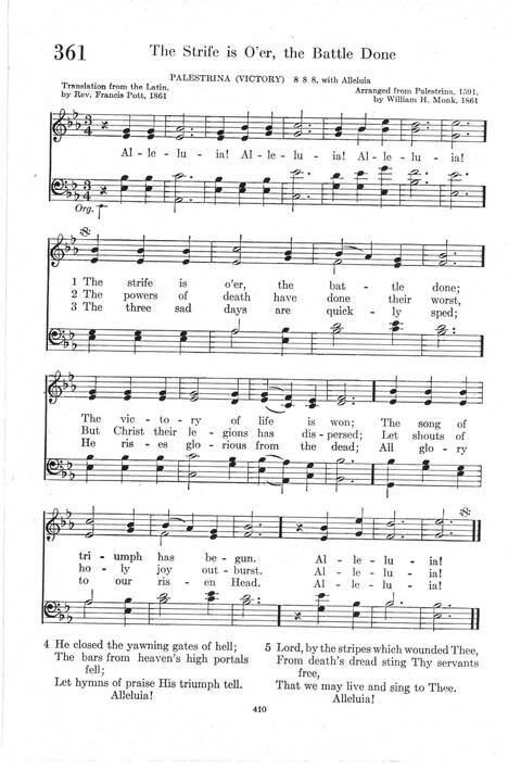 Psalter Hymnal (Red): doctrinal standards and liturgy of the Christian Reformed Church page 410