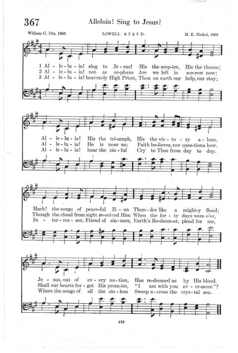 Psalter Hymnal (Red): doctrinal standards and liturgy of the Christian Reformed Church page 418