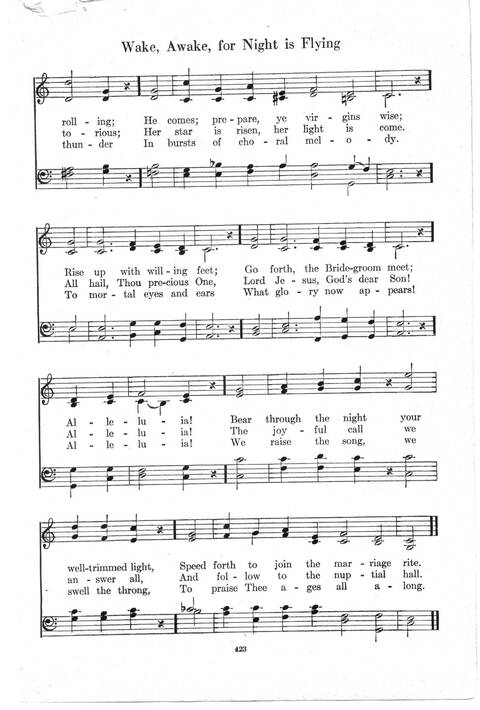 Psalter Hymnal (Red): doctrinal standards and liturgy of the Christian Reformed Church page 423