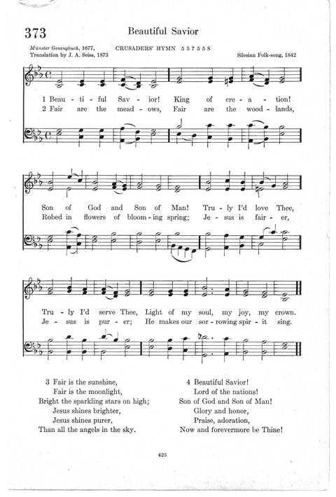 Psalter Hymnal (Red): doctrinal standards and liturgy of the Christian Reformed Church page 425