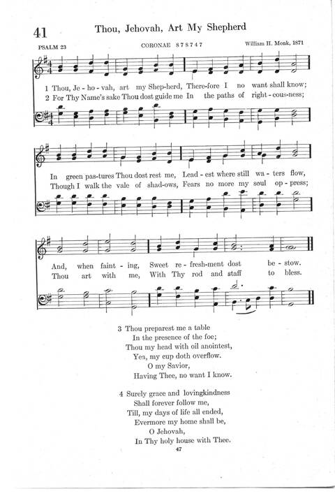 Psalter Hymnal (Red): doctrinal standards and liturgy of the Christian Reformed Church page 47