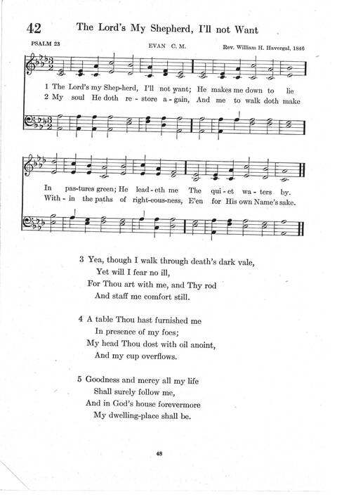 Psalter Hymnal (Red): doctrinal standards and liturgy of the Christian Reformed Church page 48