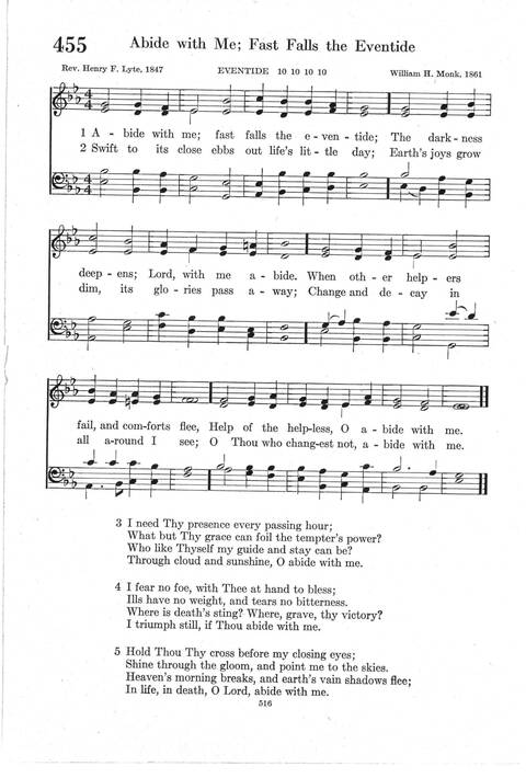 Psalter Hymnal (Red): doctrinal standards and liturgy of the Christian Reformed Church page 516
