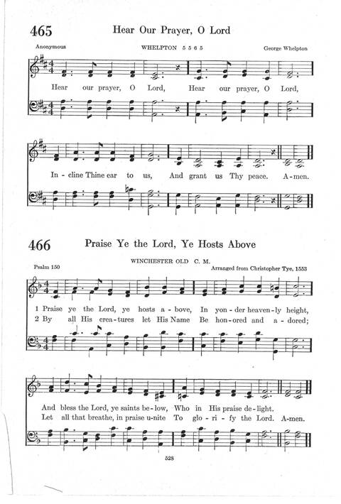Psalter Hymnal (Red): doctrinal standards and liturgy of the Christian Reformed Church page 528