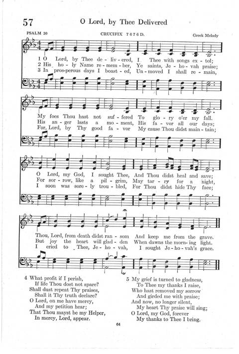 Psalter Hymnal (Red): doctrinal standards and liturgy of the Christian Reformed Church page 64