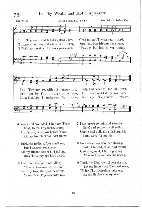 Psalter Hymnal (Red): doctrinal standards and liturgy of the Christian Reformed Church page 81