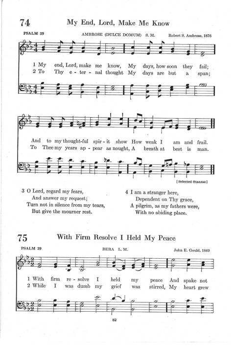 Psalter Hymnal (Red): doctrinal standards and liturgy of the Christian Reformed Church page 82