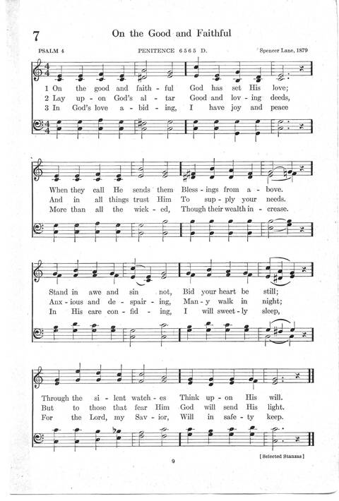 Psalter Hymnal (Red): doctrinal standards and liturgy of the Christian Reformed Church page 9