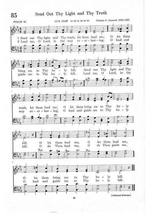 Psalter Hymnal (Red): doctrinal standards and liturgy of the Christian Reformed Church page 97