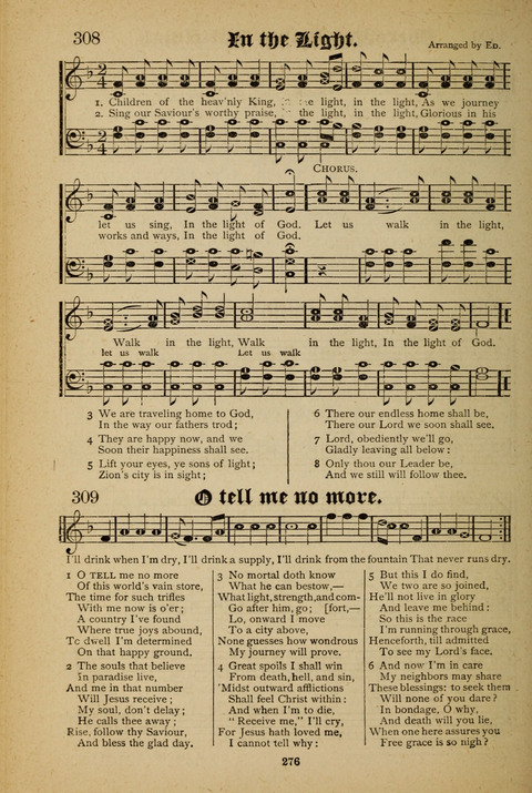 The Quartet: Four Complete Works in One Volume (Songs of Redeeming Love, The Ark of Praise, the Quiver of Sacred Song, and the Hymns of the Heart with Solos) page 274
