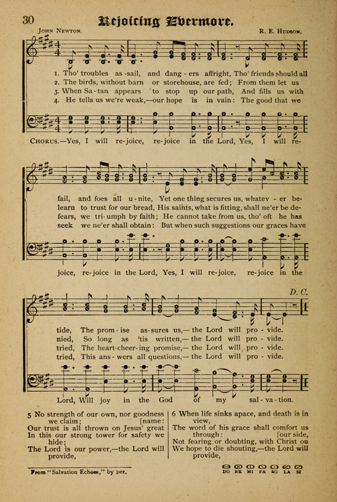 The Quartet: Four Complete Works in One Volume (Songs of Redeeming Love, The Ark of Praise, the Quiver of Sacred Song, and the Hymns of the Heart with Solos) page 30