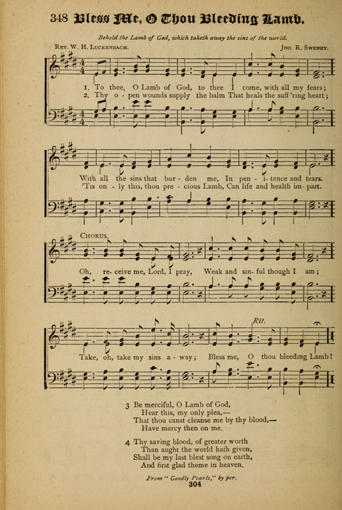 The Quartet: Four Complete Works in One Volume (Songs of Redeeming Love, The Ark of Praise, the Quiver of Sacred Song, and the Hymns of the Heart with Solos) page 302
