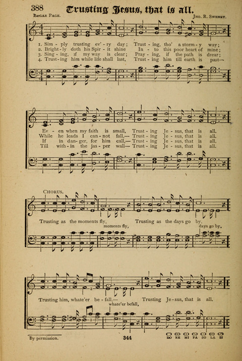 The Quartet: Four Complete Works in One Volume (Songs of Redeeming Love, The Ark of Praise, the Quiver of Sacred Song, and the Hymns of the Heart with Solos) page 342