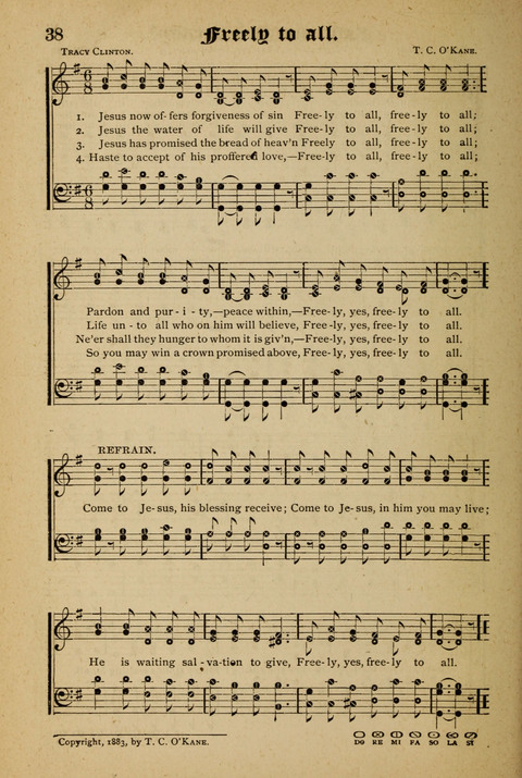 The Quartet: Four Complete Works in One Volume (Songs of Redeeming Love, The Ark of Praise, the Quiver of Sacred Song, and the Hymns of the Heart with Solos) page 38