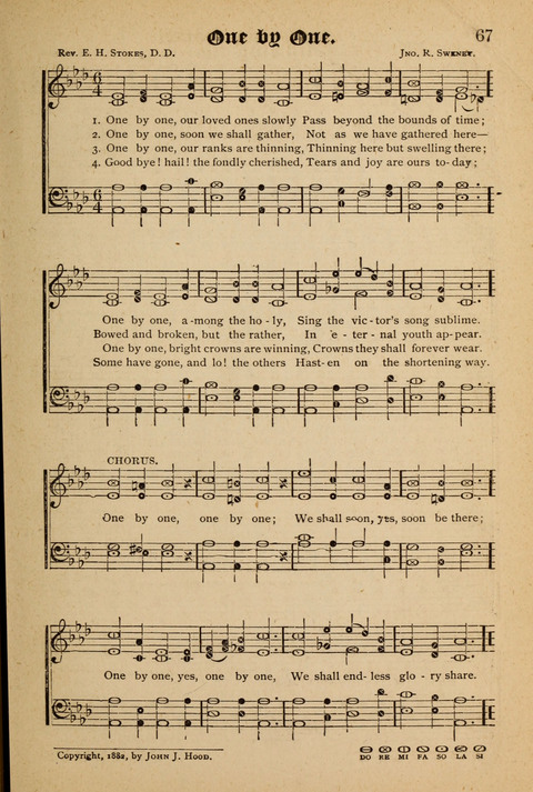 The Quartet: Four Complete Works in One Volume (Songs of Redeeming Love, The Ark of Praise, the Quiver of Sacred Song, and the Hymns of the Heart with Solos) page 67
