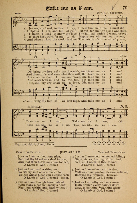 The Quartet: Four Complete Works in One Volume (Songs of Redeeming Love, The Ark of Praise, the Quiver of Sacred Song, and the Hymns of the Heart with Solos) page 79