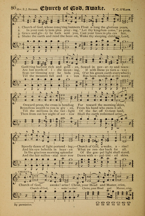 The Quartet: Four Complete Works in One Volume (Songs of Redeeming Love, The Ark of Praise, the Quiver of Sacred Song, and the Hymns of the Heart with Solos) page 80
