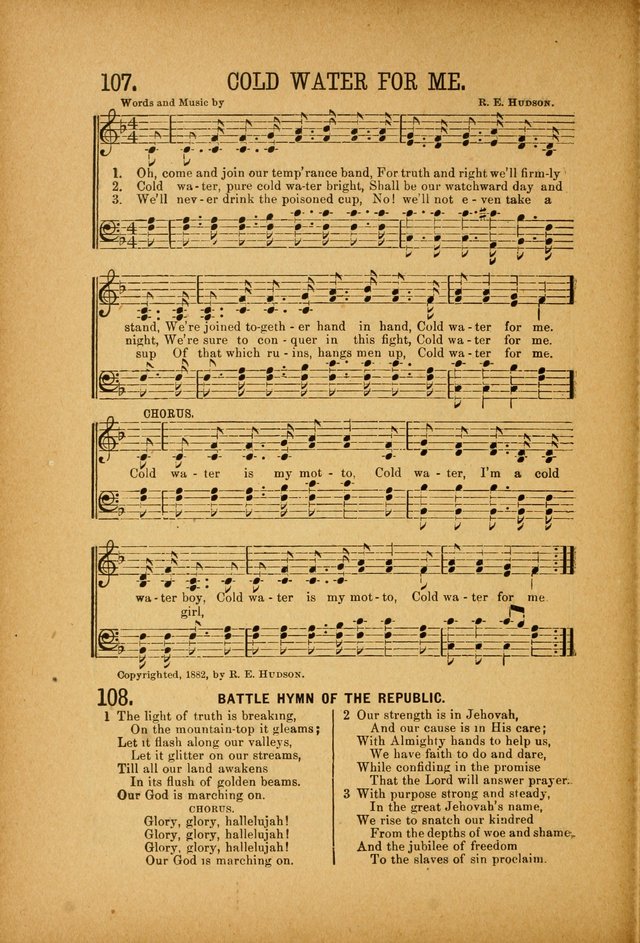 Quartette: containing Songs for the Ransomed, Songs of Love Peace and Joy, Gems of Gospel Song, Salvation Echoes, with one hundred choice selections added page 106
