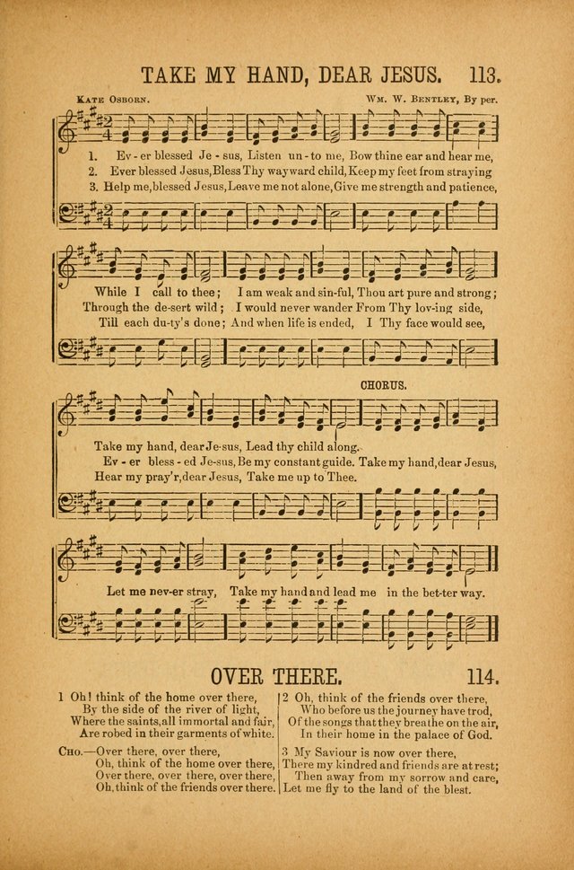 Quartette: containing Songs for the Ransomed, Songs of Love Peace and Joy, Gems of Gospel Song, Salvation Echoes, with one hundred choice selections added page 109
