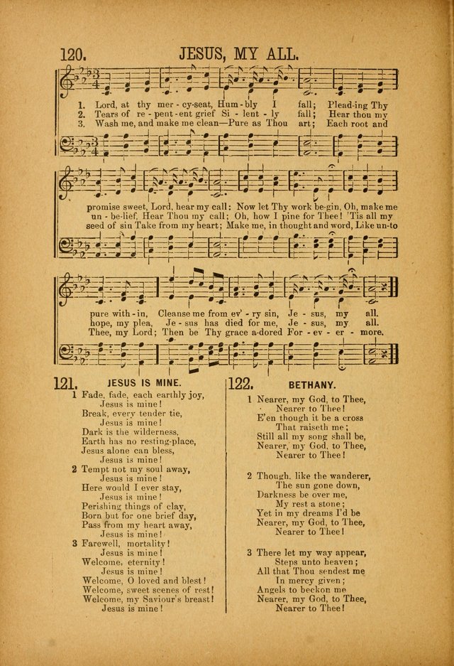 Quartette: containing Songs for the Ransomed, Songs of Love Peace and Joy, Gems of Gospel Song, Salvation Echoes, with one hundred choice selections added page 114