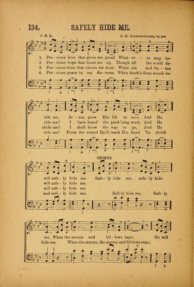 Quartette: containing Songs for the Ransomed, Songs of Love Peace and Joy, Gems of Gospel Song, Salvation Echoes, with one hundred choice selections added page 122