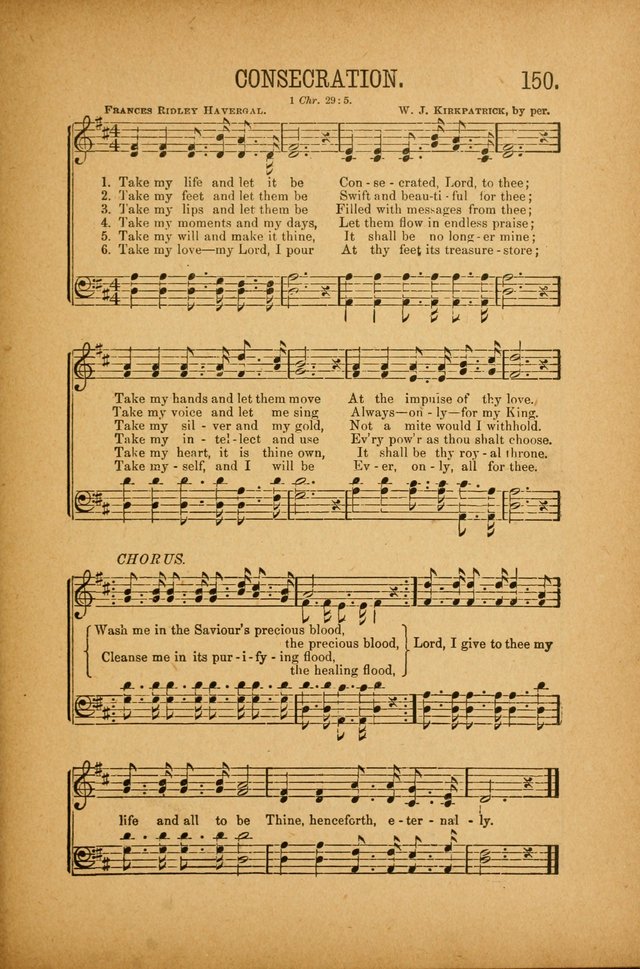Quartette: containing Songs for the Ransomed, Songs of Love Peace and Joy, Gems of Gospel Song, Salvation Echoes, with one hundred choice selections added page 131