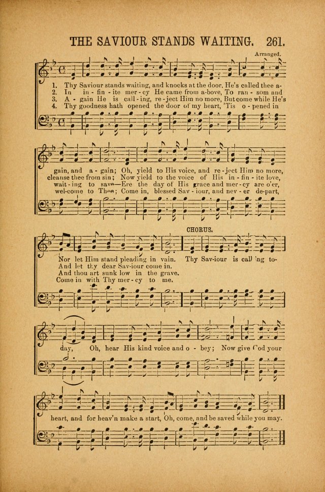 Quartette: containing Songs for the Ransomed, Songs of Love Peace and Joy, Gems of Gospel Song, Salvation Echoes, with one hundred choice selections added page 169