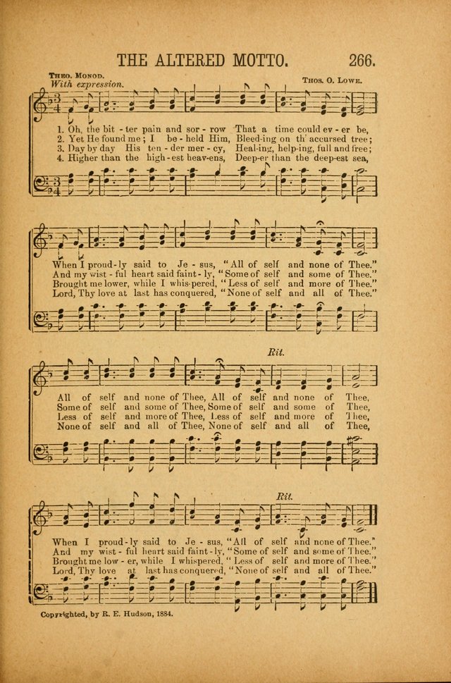 Quartette: containing Songs for the Ransomed, Songs of Love Peace and Joy, Gems of Gospel Song, Salvation Echoes, with one hundred choice selections added page 175