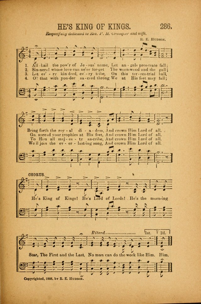 Quartette: containing Songs for the Ransomed, Songs of Love Peace and Joy, Gems of Gospel Song, Salvation Echoes, with one hundred choice selections added page 195